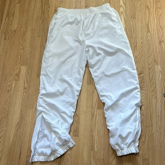 Vintage White Wilson Tracksuit Zip Up Jacket Coat Drawstring Pants - Picture 7 of 12